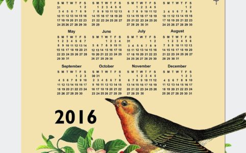 calendar 2016, 2016, calendar